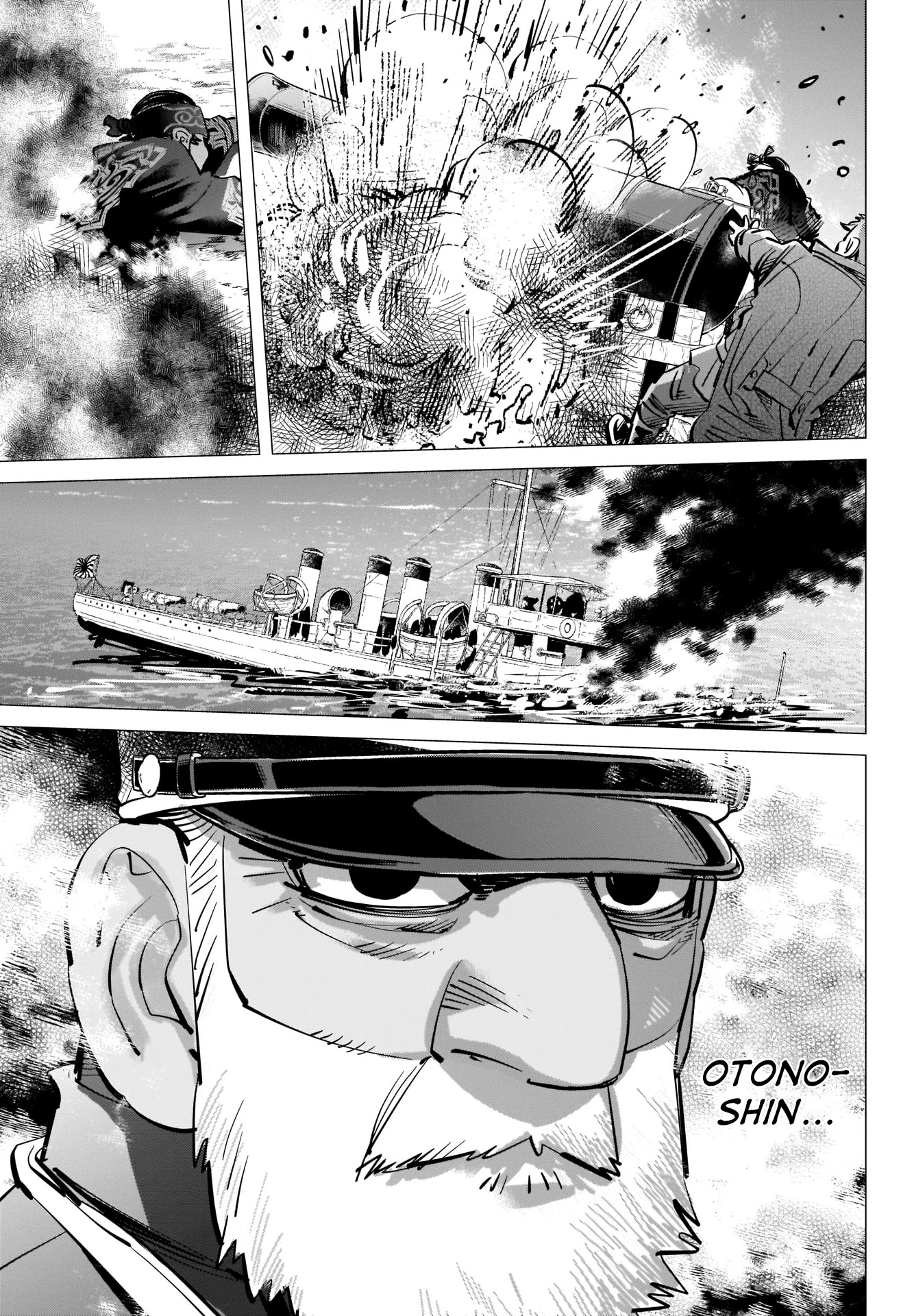 Golden Kamui Chapter 292 page 11 - Chapter 292: The Naval Battle of Hakodate Bay