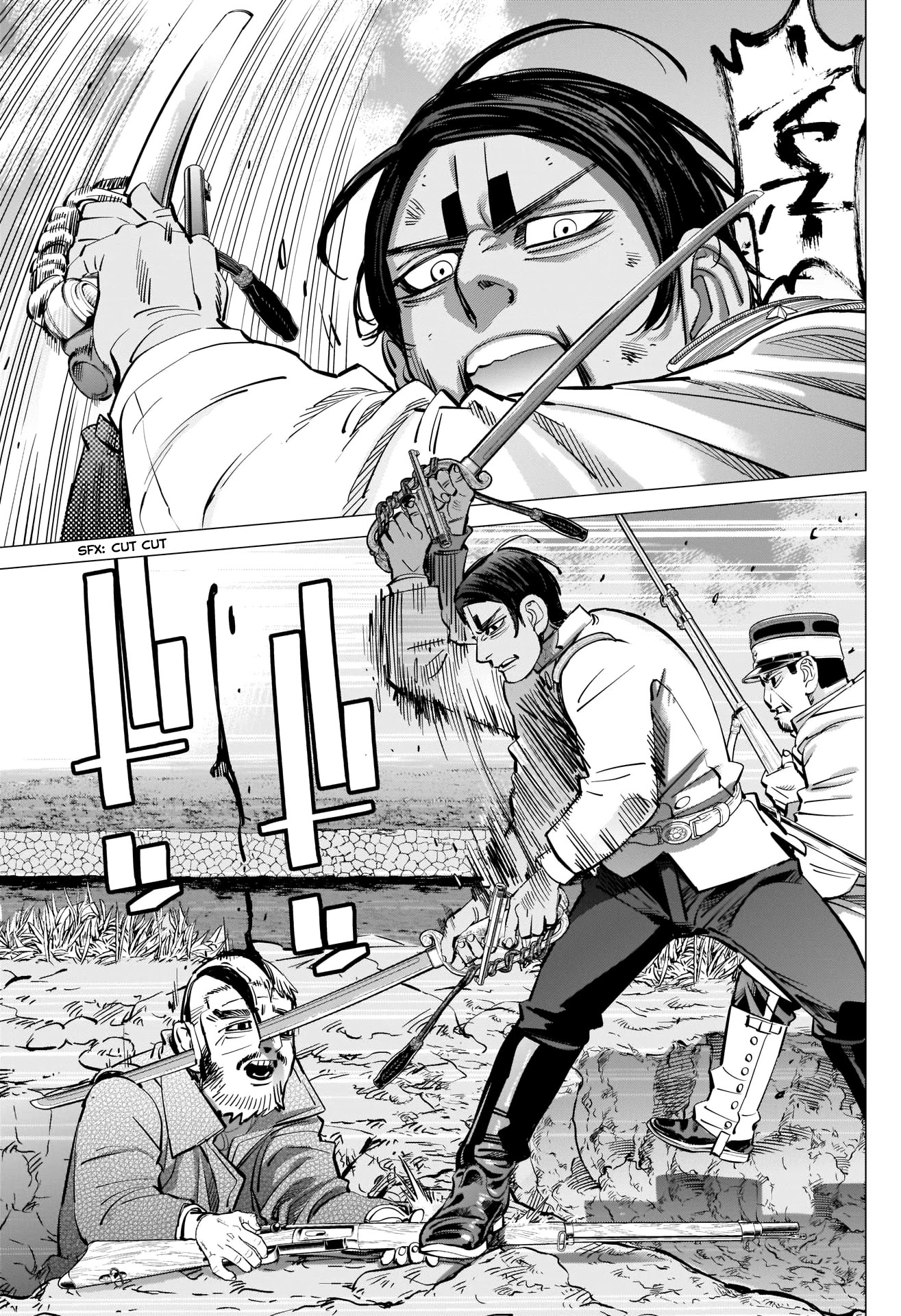 Golden Kamui Chapter 292 page 13 - Chapter 292: The Naval Battle of Hakodate Bay