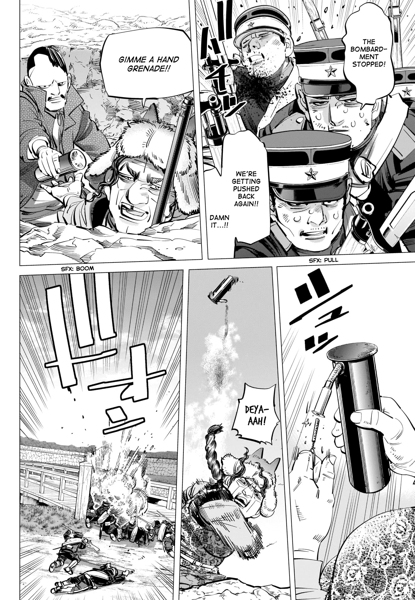 Golden Kamui Chapter 292 page 2 - Chapter 292: The Naval Battle of Hakodate Bay