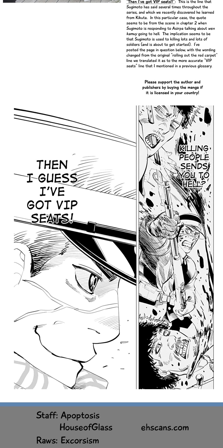 Golden Kamui Chapter 292 page 20 - Chapter 292: The Naval Battle of Hakodate Bay