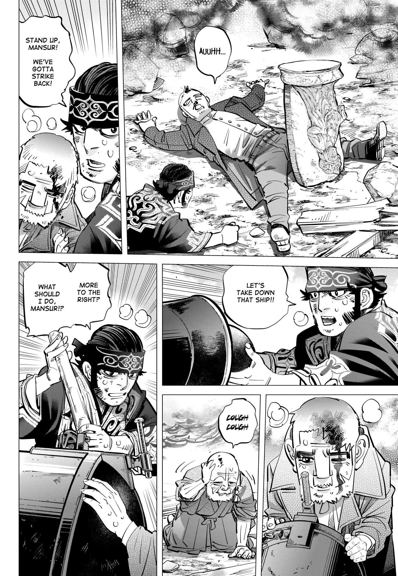Golden Kamui Chapter 292 page 8 - Chapter 292: The Naval Battle of Hakodate Bay