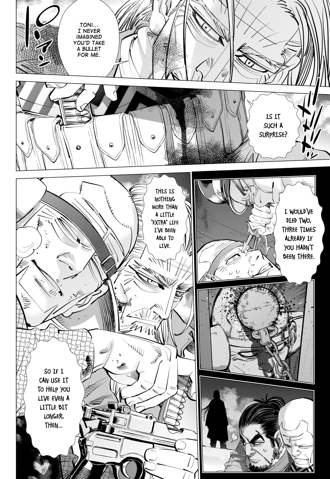 Golden Kamui Chapter 294 page 4 - Chapter 294: Silence