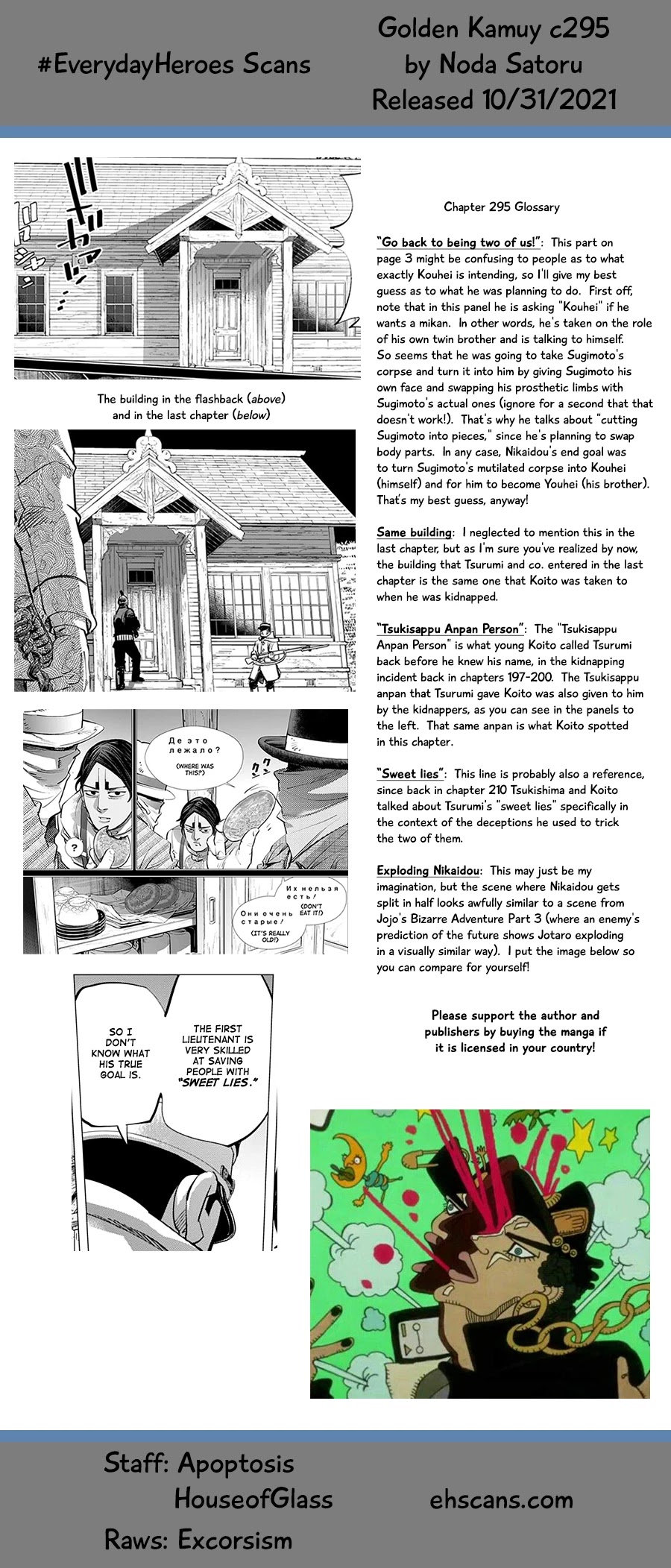 Golden Kamui Chapter 295 page 19 - Chapter 295: The Two of Them