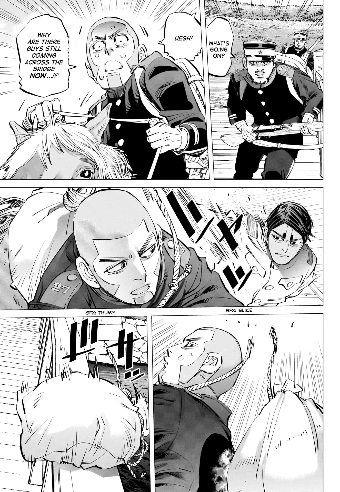 Golden Kamui Chapter 297 page 11 - Chapter 297: Escape from Goryokaku