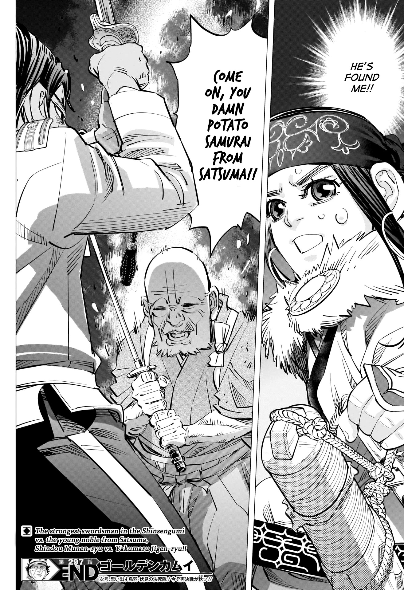 Golden Kamui Chapter 297 page 18 - Chapter 297: Escape from Goryokaku
