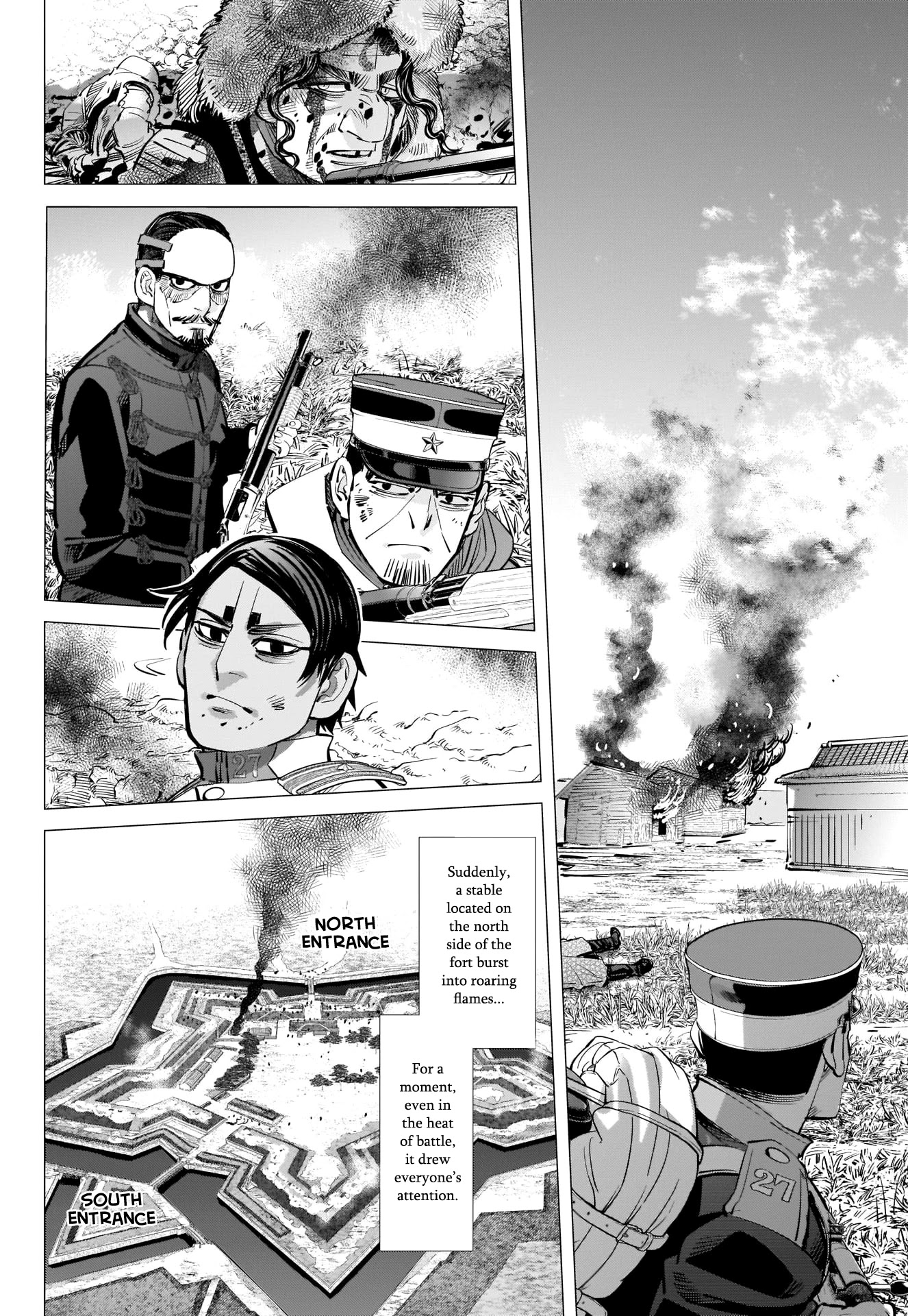 Golden Kamui Chapter 297 page 6 - Chapter 297: Escape from Goryokaku