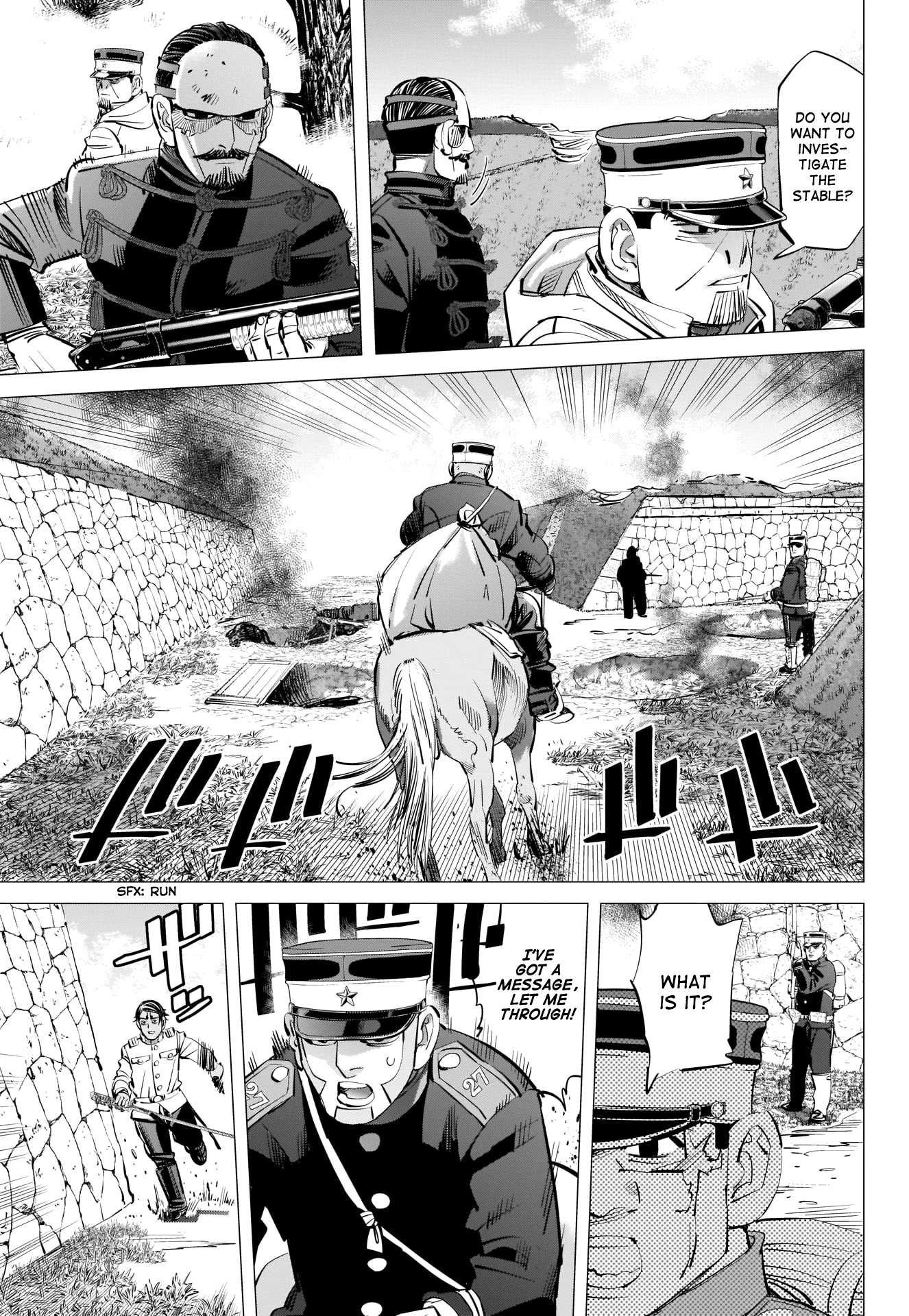 Golden Kamui Chapter 297 page 9 - Chapter 297: Escape from Goryokaku