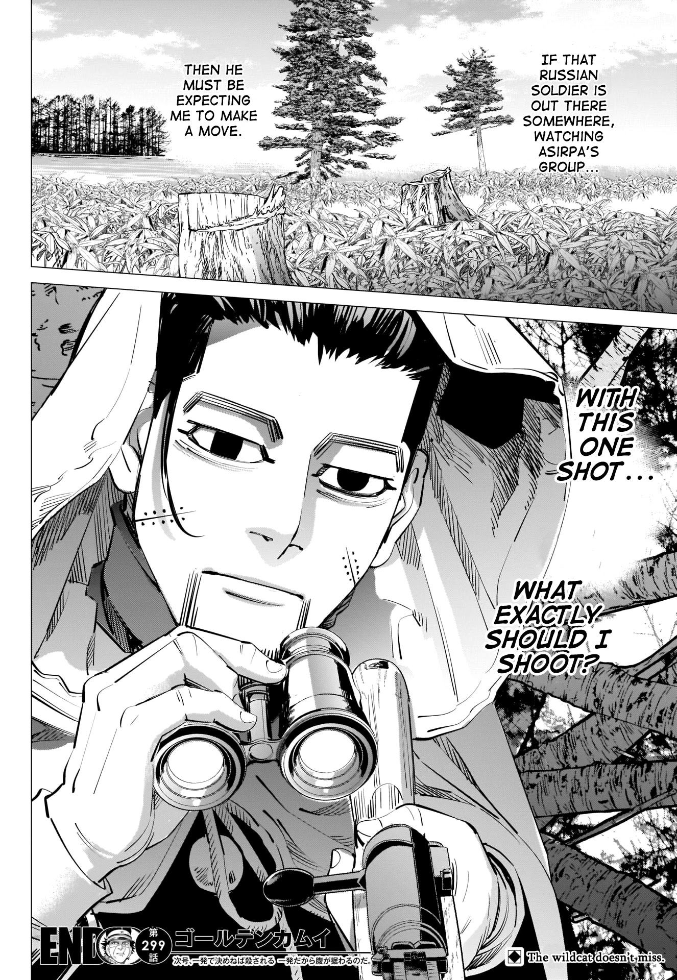 Golden Kamui Chapter 299 page 18 - Chapter 299: Forgiveness