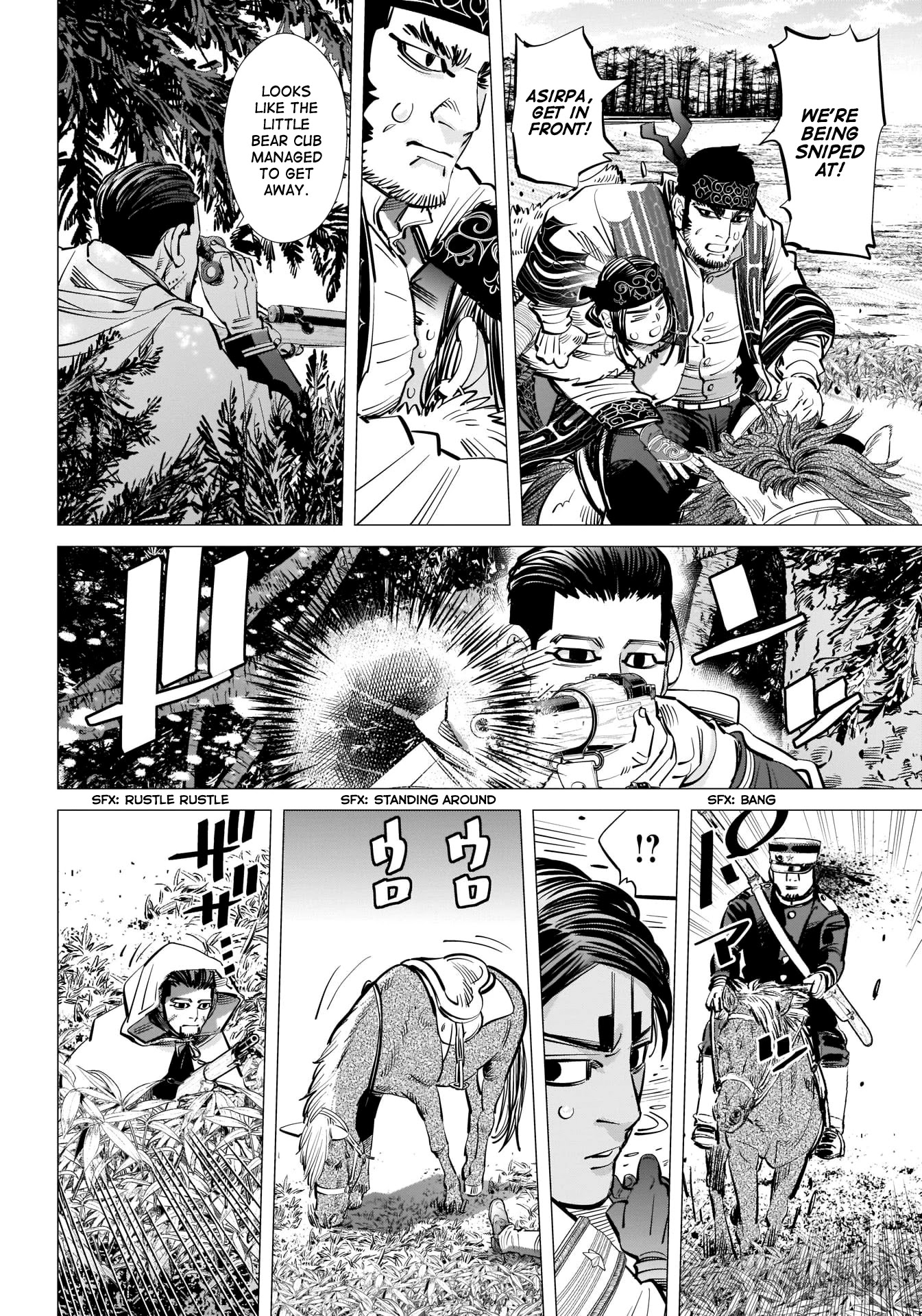 Golden Kamui Chapter 300 page 13 - Chapter 300: Continuing Battle