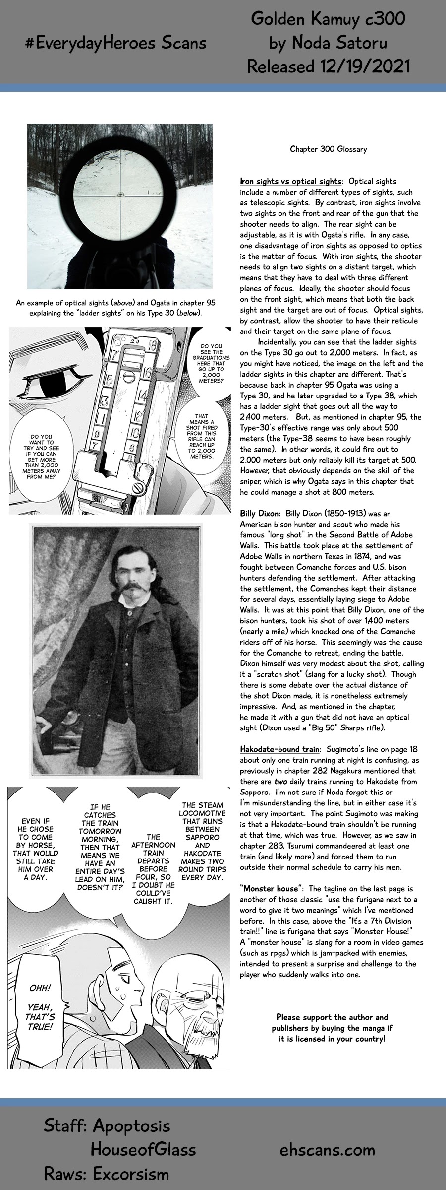Golden Kamui Chapter 300 page 19 - Chapter 300: Continuing Battle