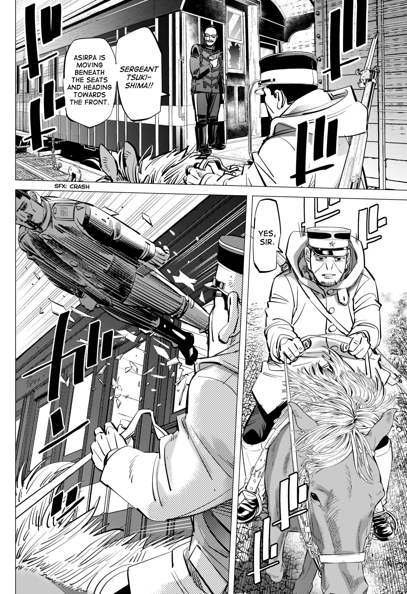 Golden Kamui Chapter 301 page 13 - Chapter 301: Second Wave