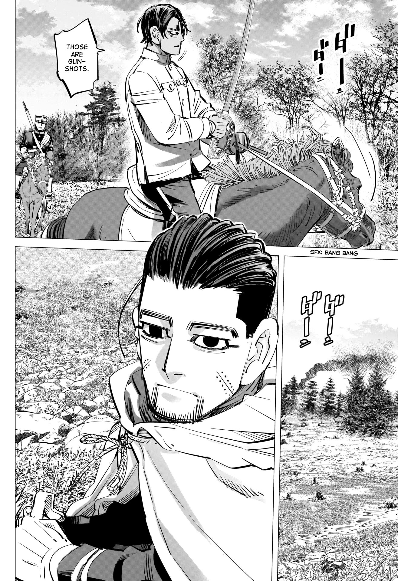 Golden Kamui Chapter 301 page 15 - Chapter 301: Second Wave