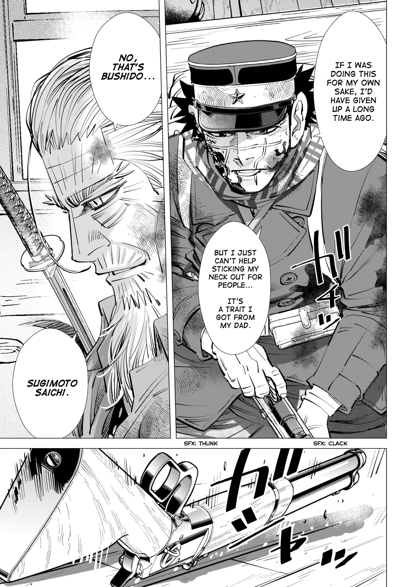Golden Kamui Chapter 302 page 11 - Chapter 302: Mayhem on the Train