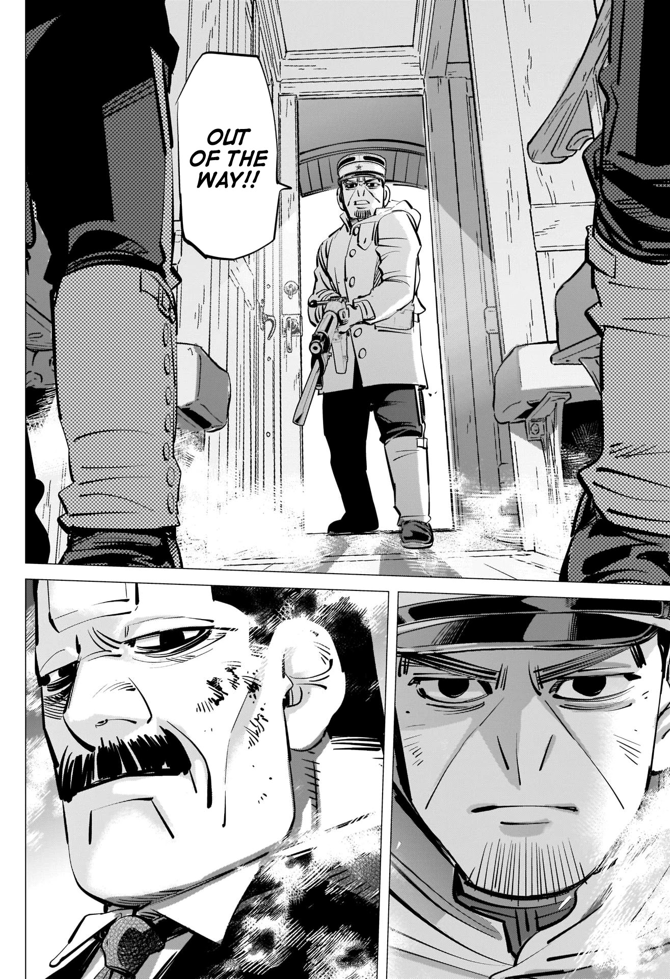 Golden Kamui Chapter 302 page 14 - Chapter 302: Mayhem on the Train