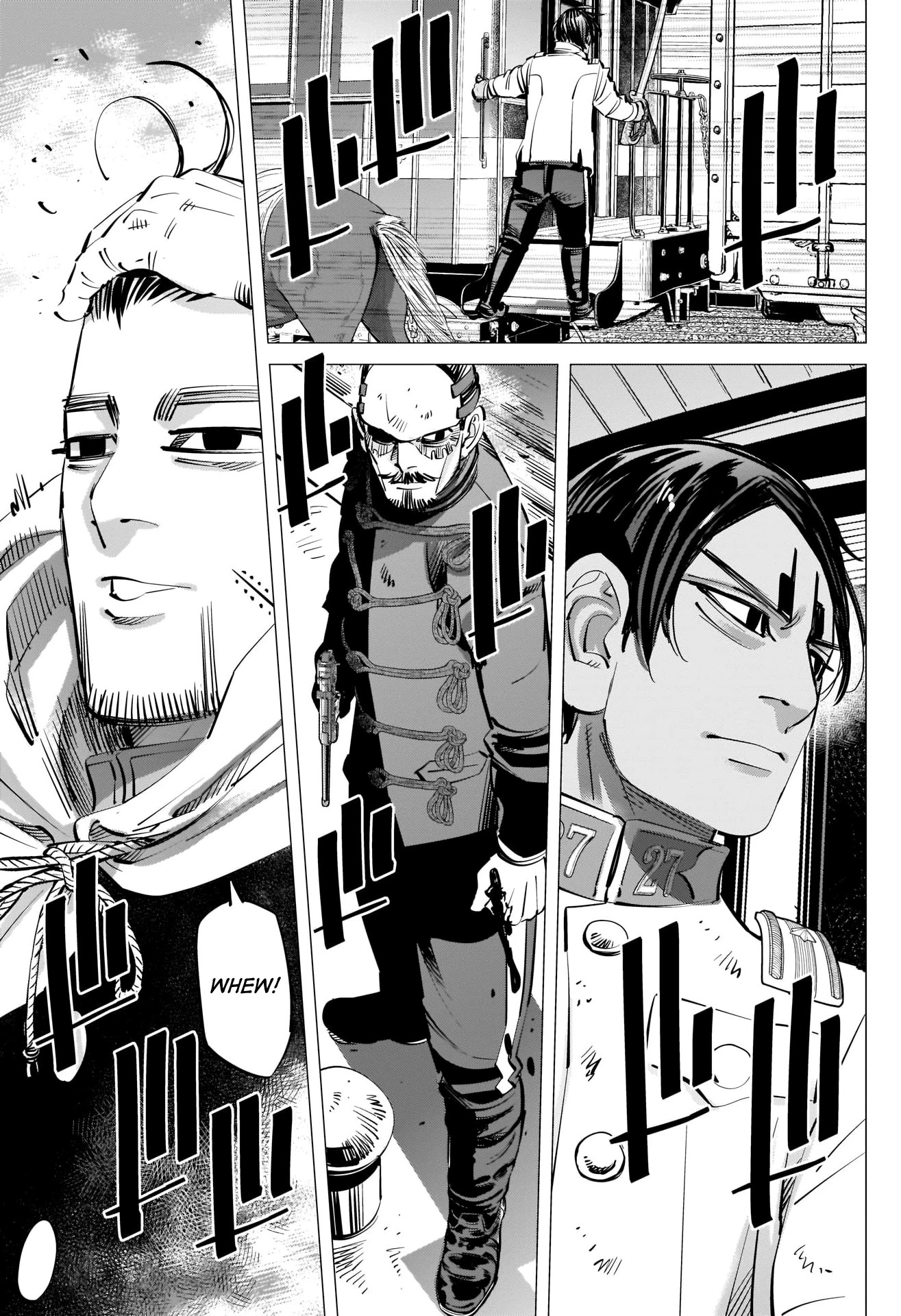 Golden Kamui Chapter 302 page 17 - Chapter 302: Mayhem on the Train