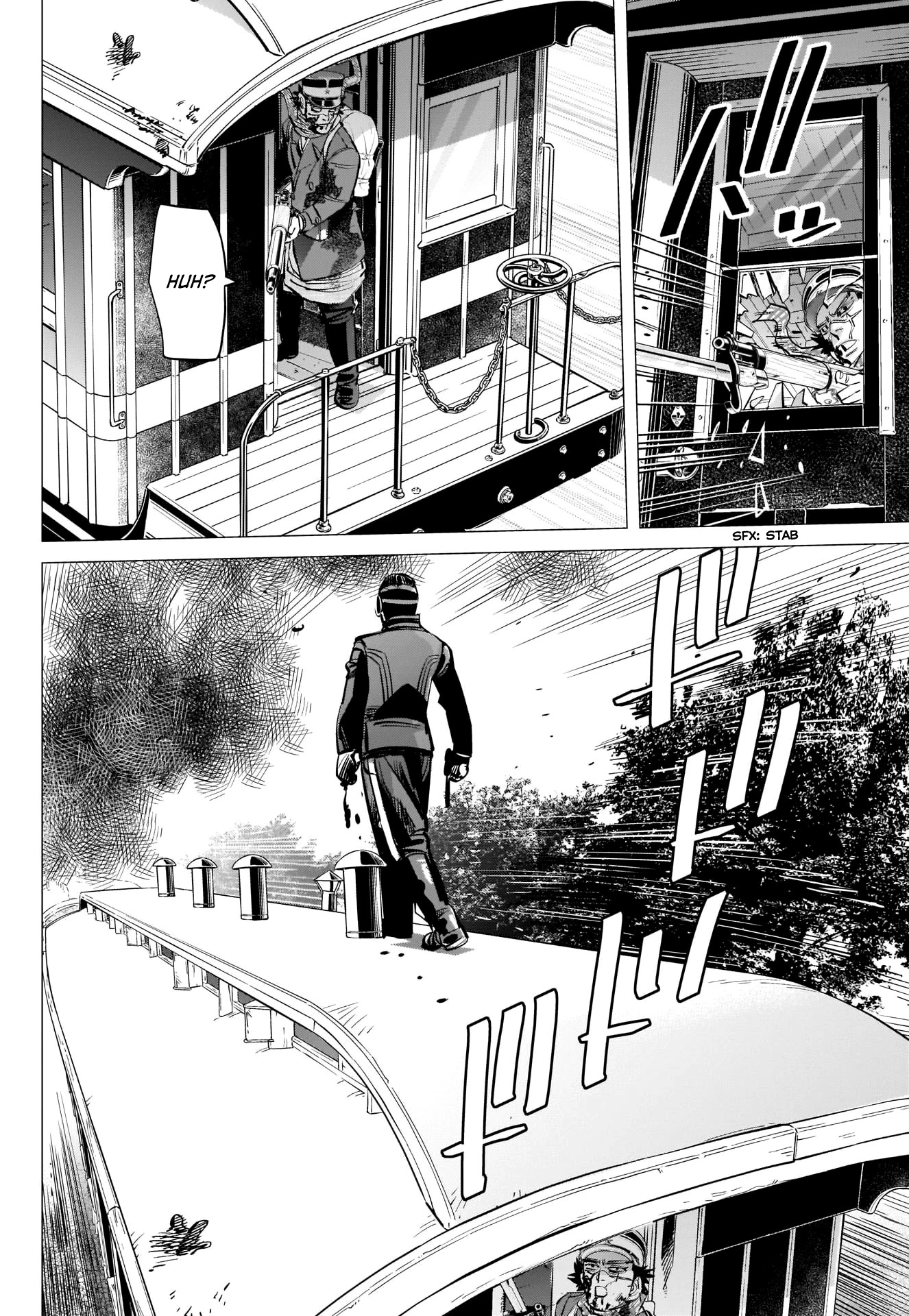 Golden Kamui Chapter 302 page 2 - Chapter 302: Mayhem on the Train