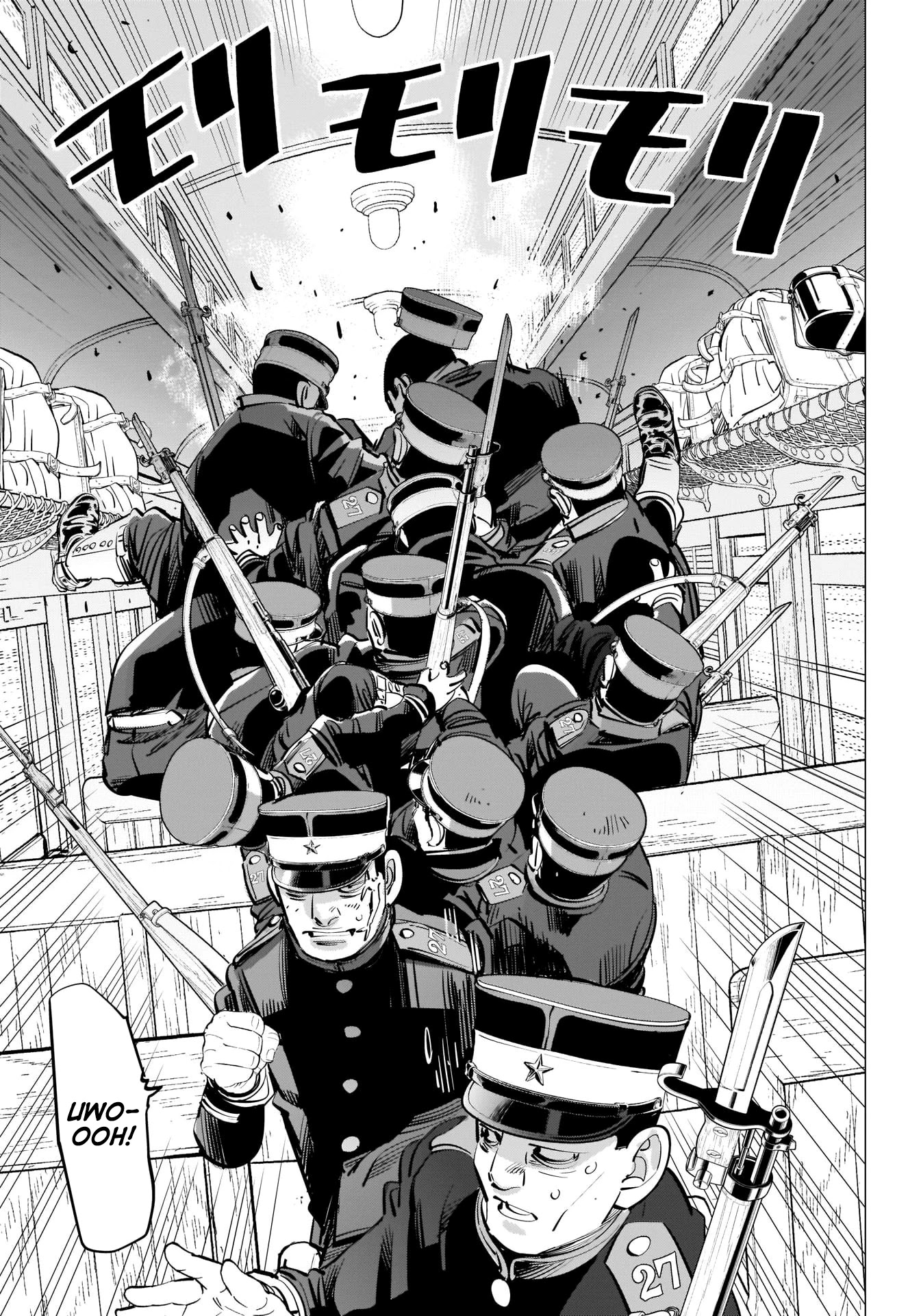 Golden Kamui Chapter 302 page 5 - Chapter 302: Mayhem on the Train