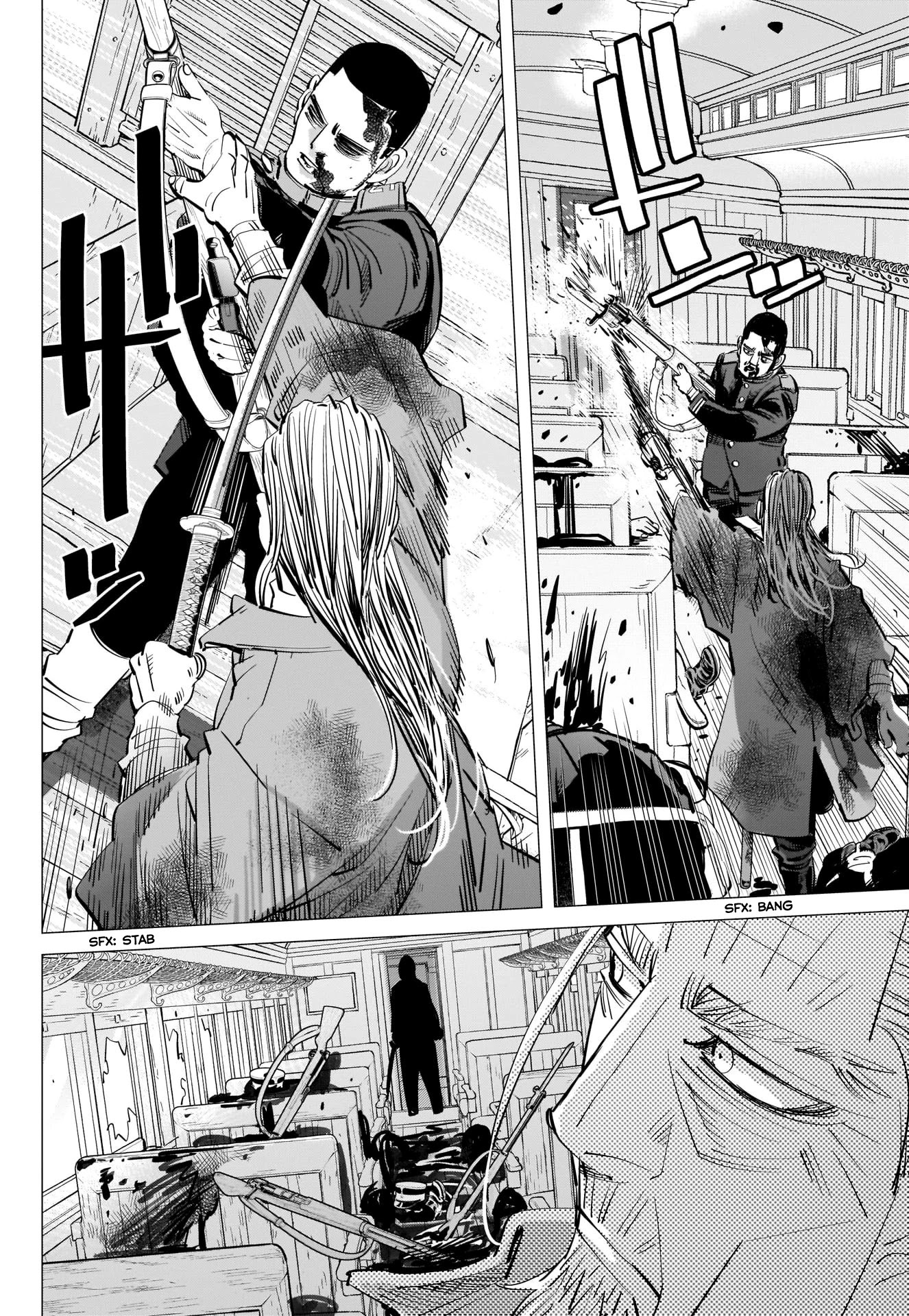 Golden Kamui Chapter 303 page 10 - Chapter 303: Runaway Train