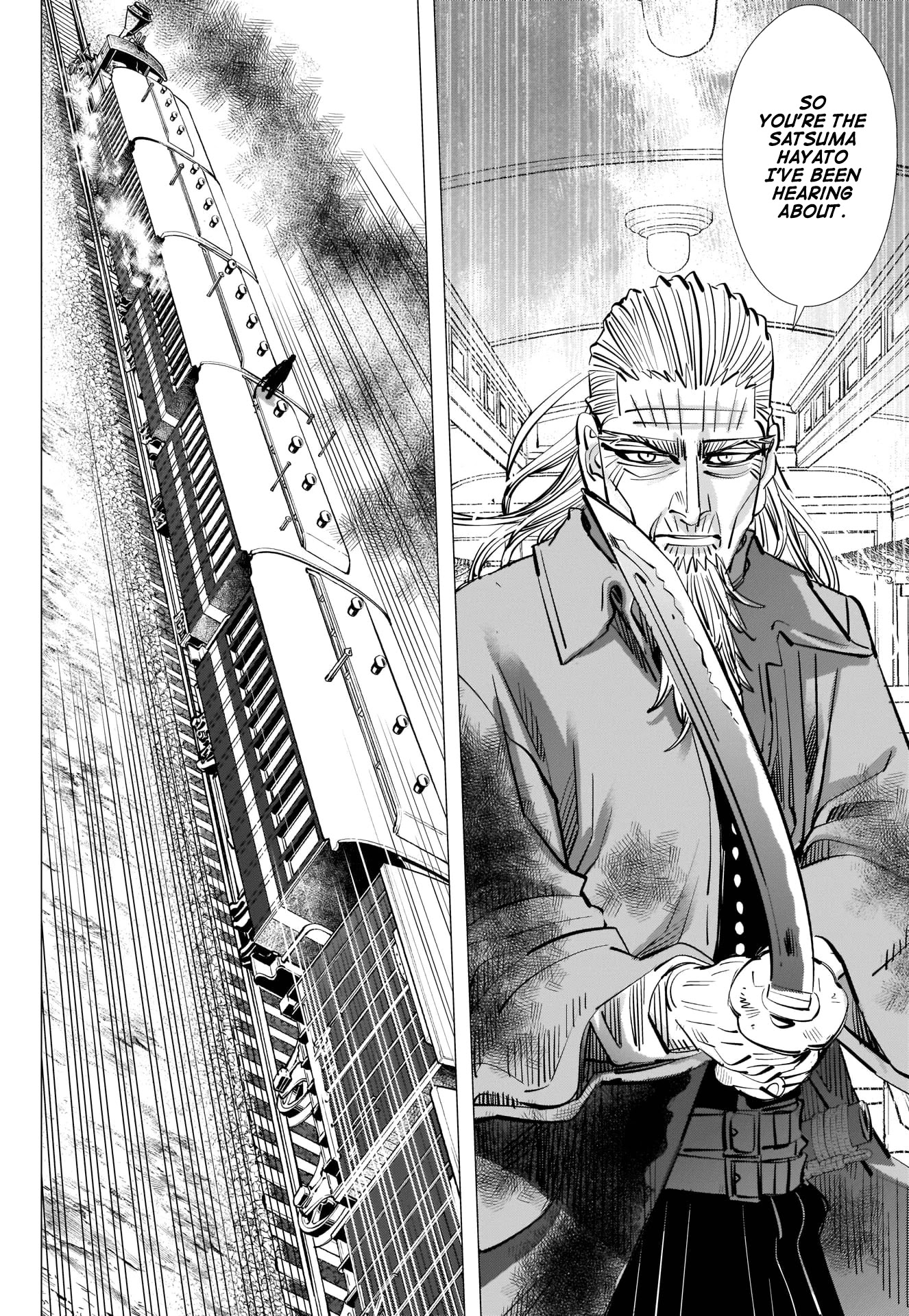 Golden Kamui Chapter 303 page 12 - Chapter 303: Runaway Train
