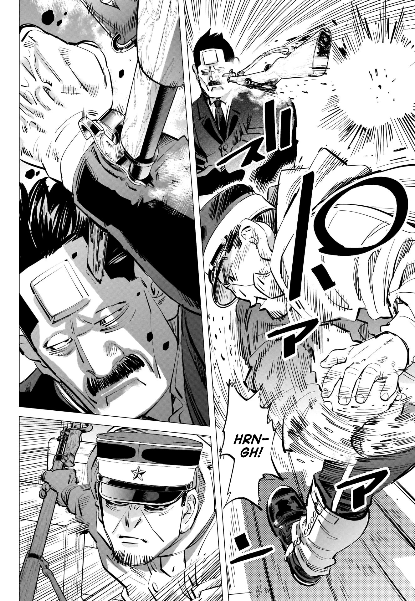 Golden Kamui Chapter 303 page 6 - Chapter 303: Runaway Train