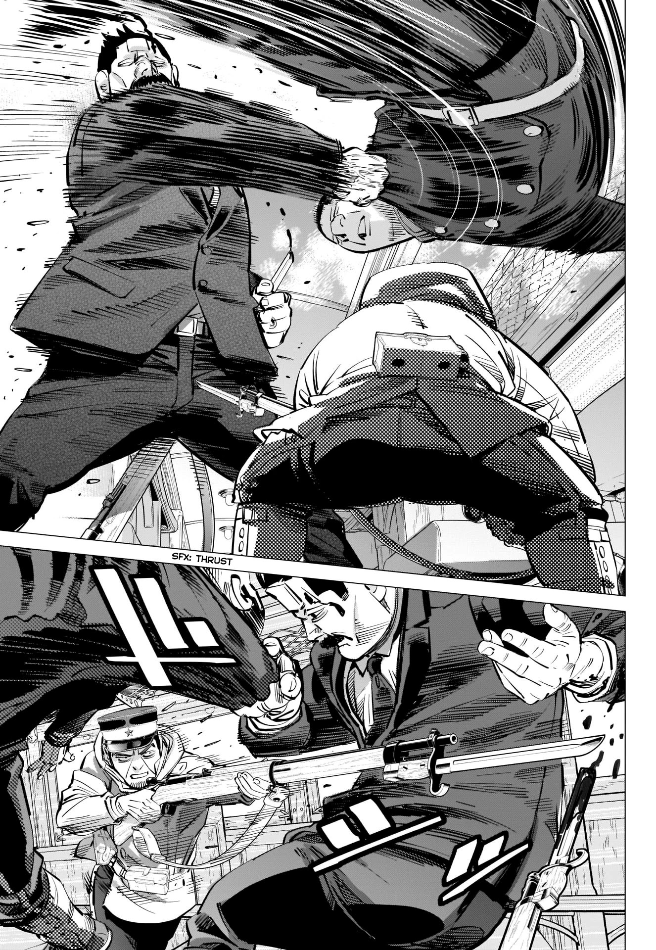 Golden Kamui Chapter 303 page 7 - Chapter 303: Runaway Train