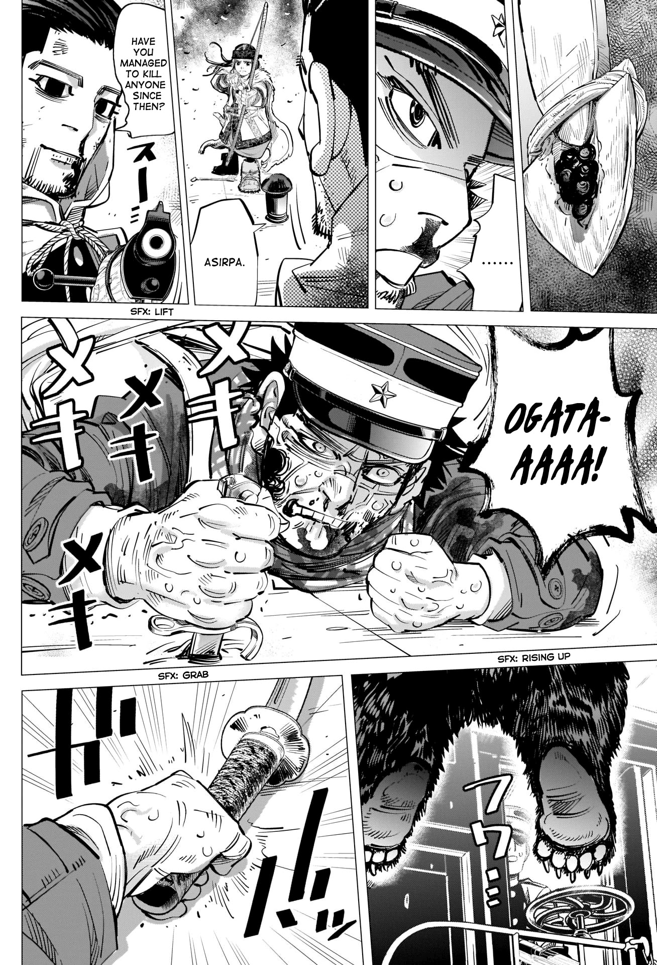 Golden Kamui Chapter 309 page 12 - Chapter 309: Bloodsoaked