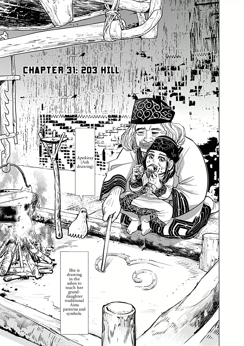 Golden Kamui Chapter 31 page 1 - Chapter 31: 203 Hill