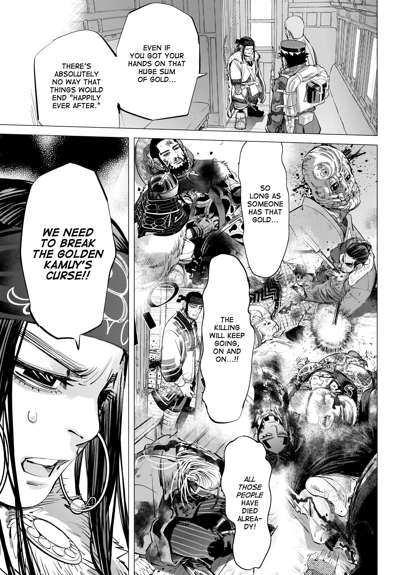 Golden Kamui Chapter 311 page 5 - Chapter 311: Asirpa's Choice