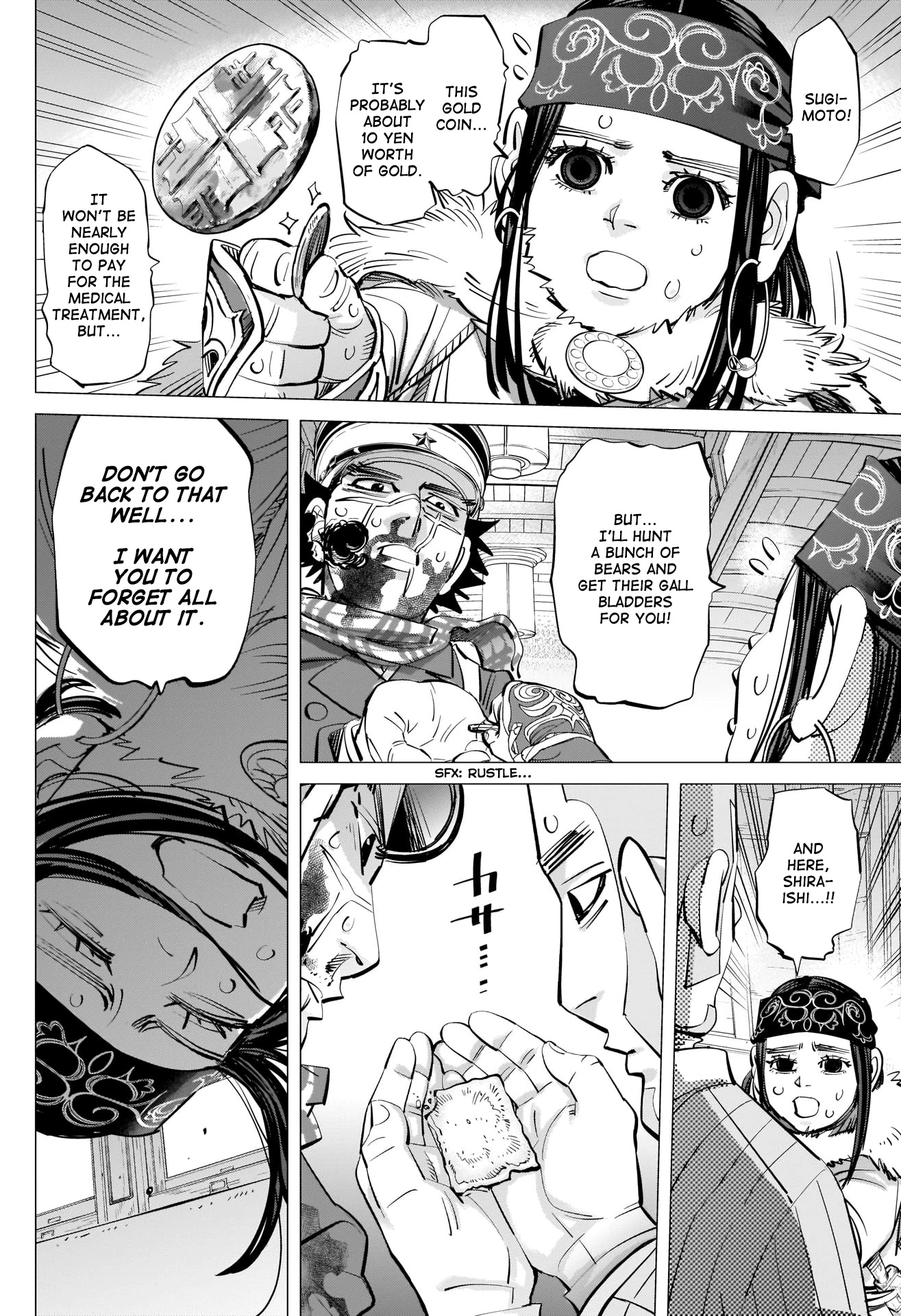Golden Kamui Chapter 311 page 6 - Chapter 311: Asirpa's Choice