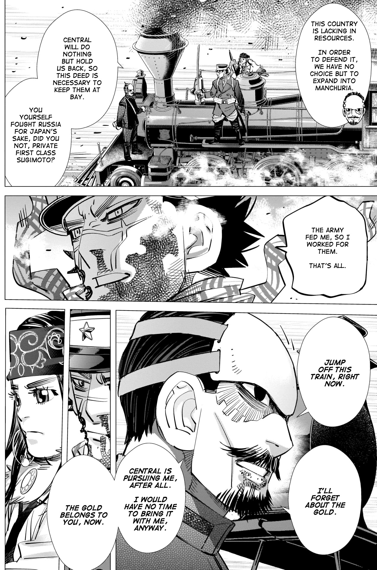 Golden Kamui Chapter 312 page 12 - Chapter 312: Share