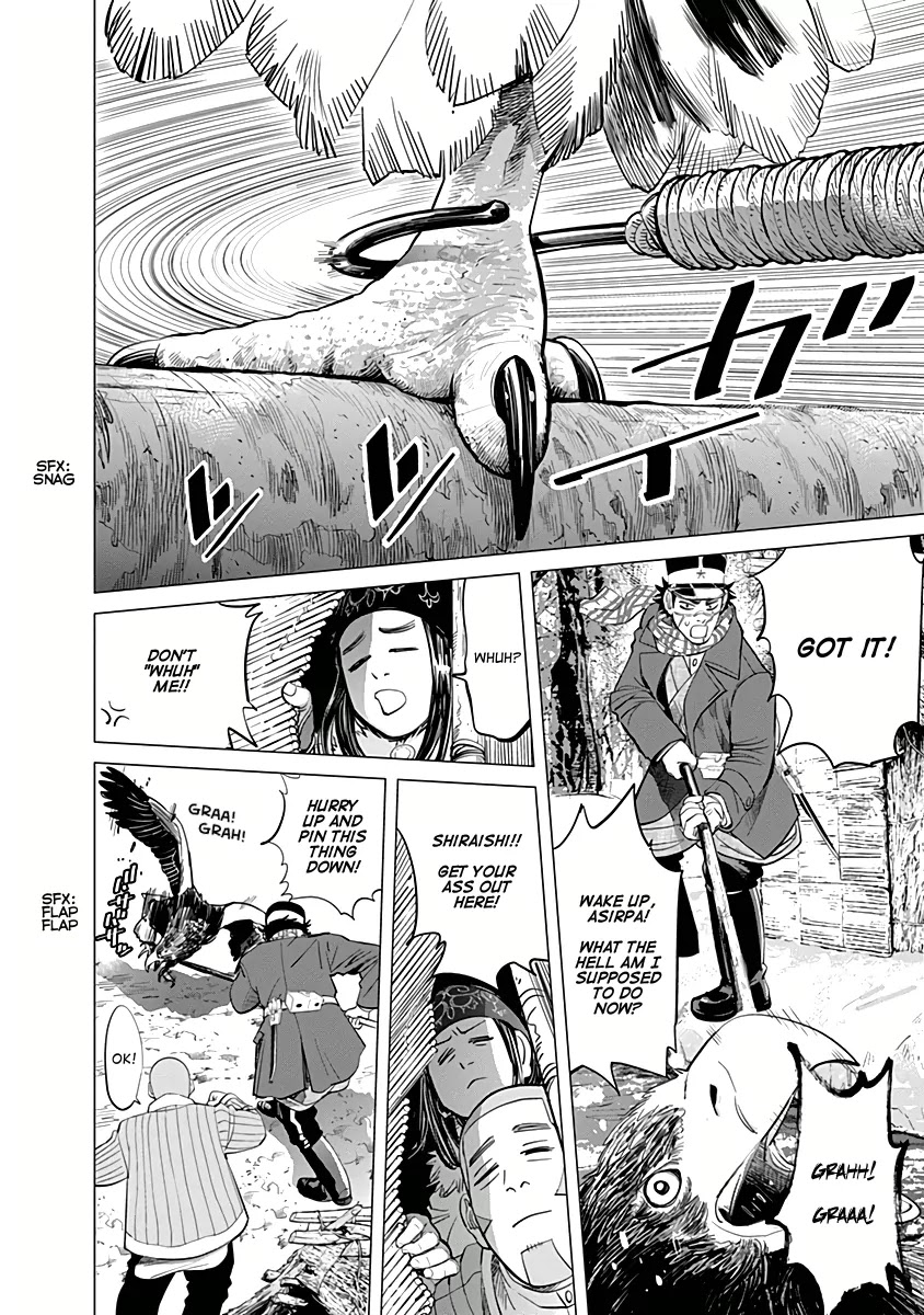 Golden Kamui Chapter 32 page 11 - Chapter 32: Attack of the Mysterious Winged Terror!