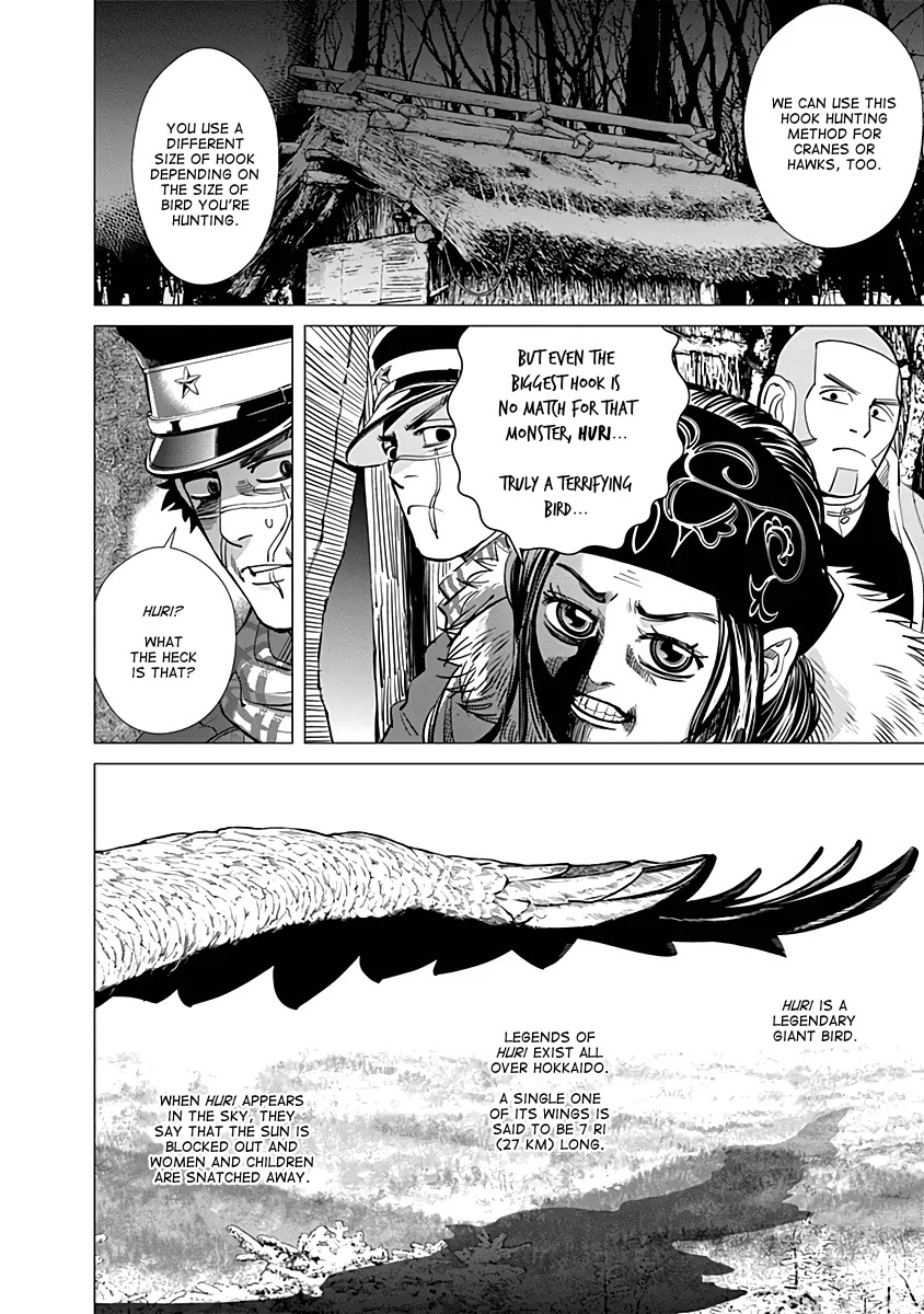 Golden Kamui Chapter 32 page 6 - Chapter 32: Attack of the Mysterious Winged Terror!