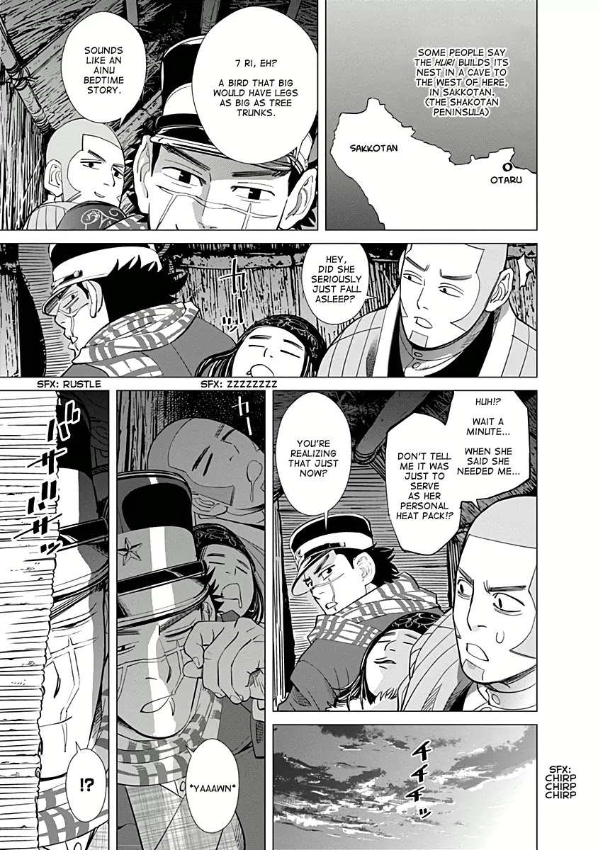 Golden Kamui Chapter 32 page 7 - Chapter 32: Attack of the Mysterious Winged Terror!
