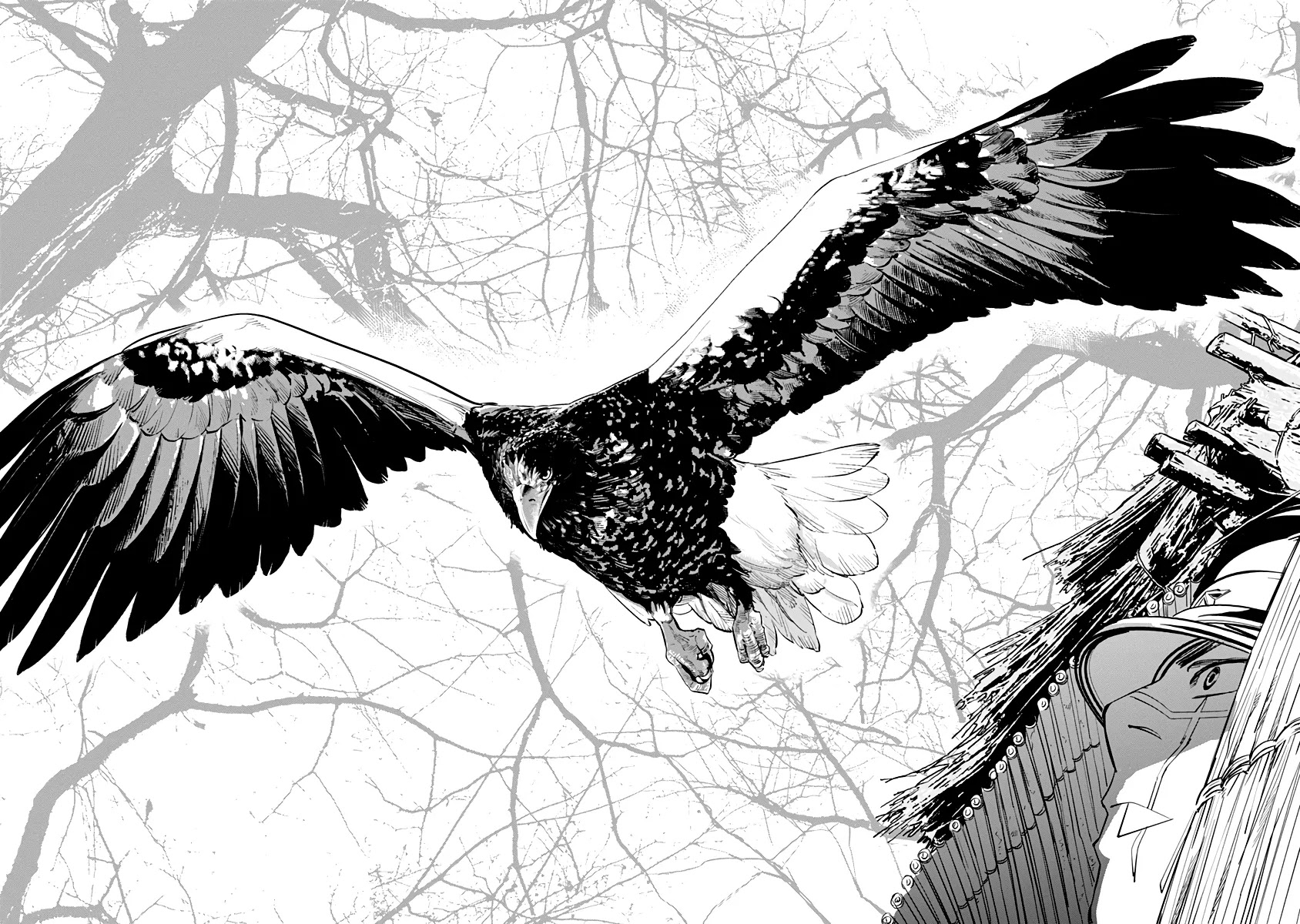 Golden Kamui Chapter 32 page 8 - Chapter 32: Attack of the Mysterious Winged Terror!