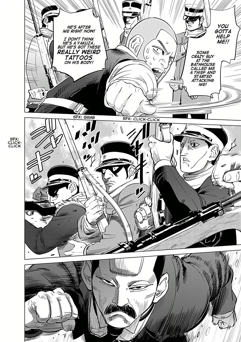 Golden Kamui Chapter 33 page 17 - Chapter 33: Run Like Hell
