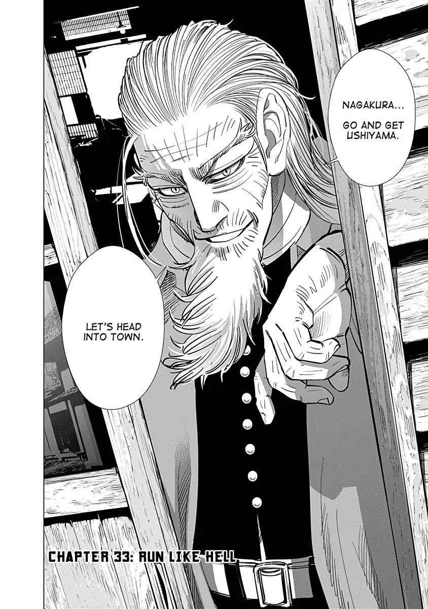 Golden Kamui Chapter 33 page 2 - Chapter 33: Run Like Hell