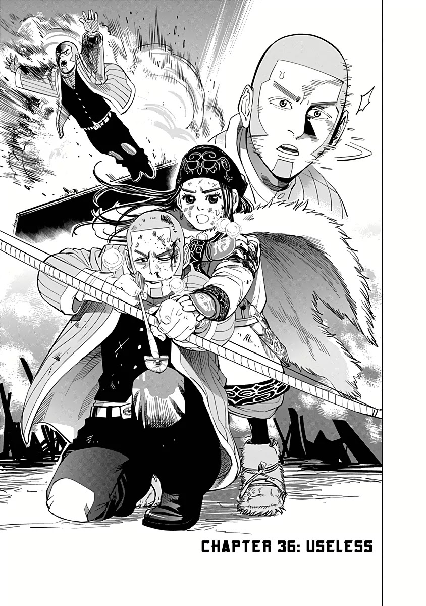 Golden Kamui Chapter 36 page 1 - Chapter 36: Useless
