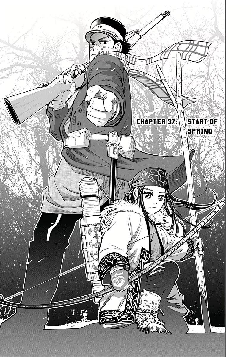 Golden Kamui Chapter 37 page 1 - Chapter 37: Start of Spring