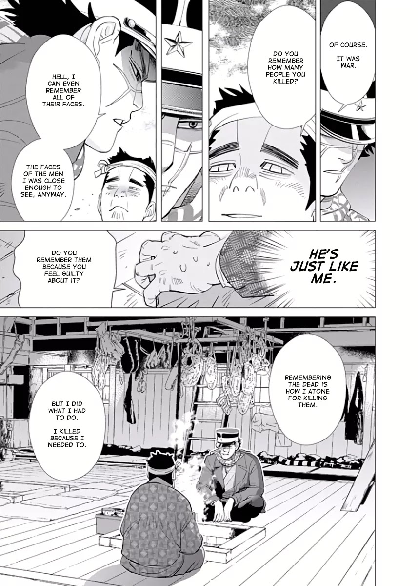Golden Kamui Chapter 39 page 21 - Chapter 39: Fishermen and Killers