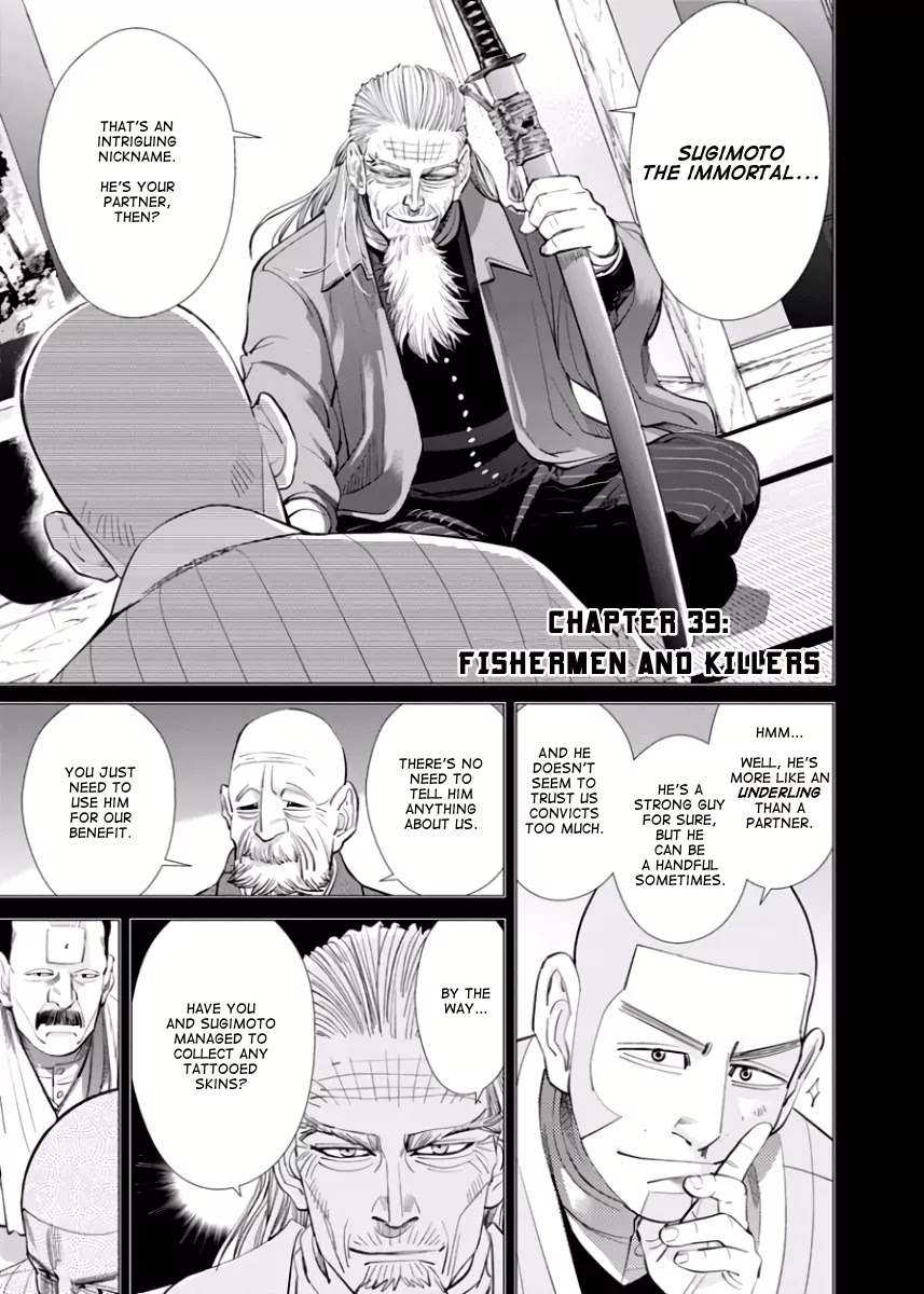 Golden Kamui Chapter 39 page 5 - Chapter 39: Fishermen and Killers