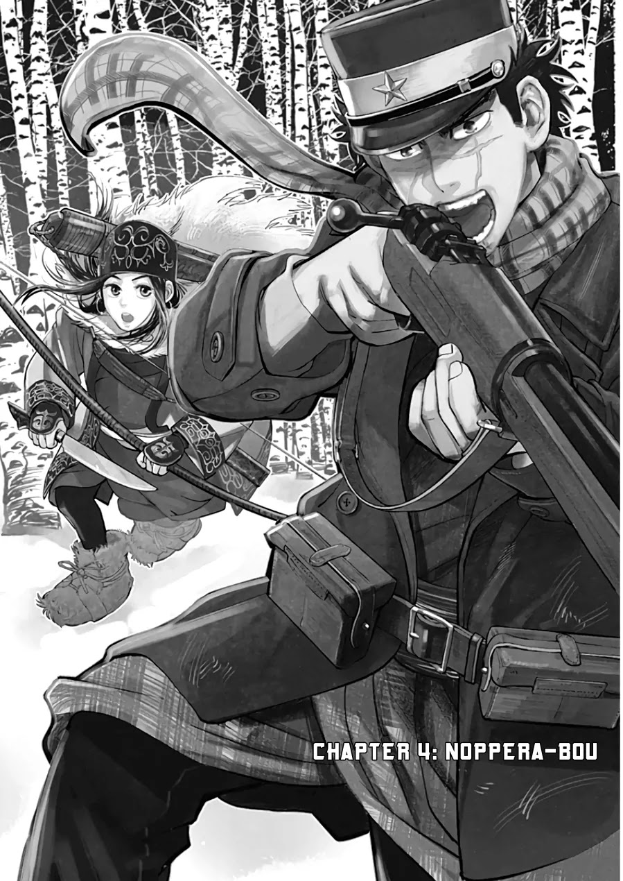 Golden Kamui Chapter 4 page 1 - Chapter 4: Noppera-Bou