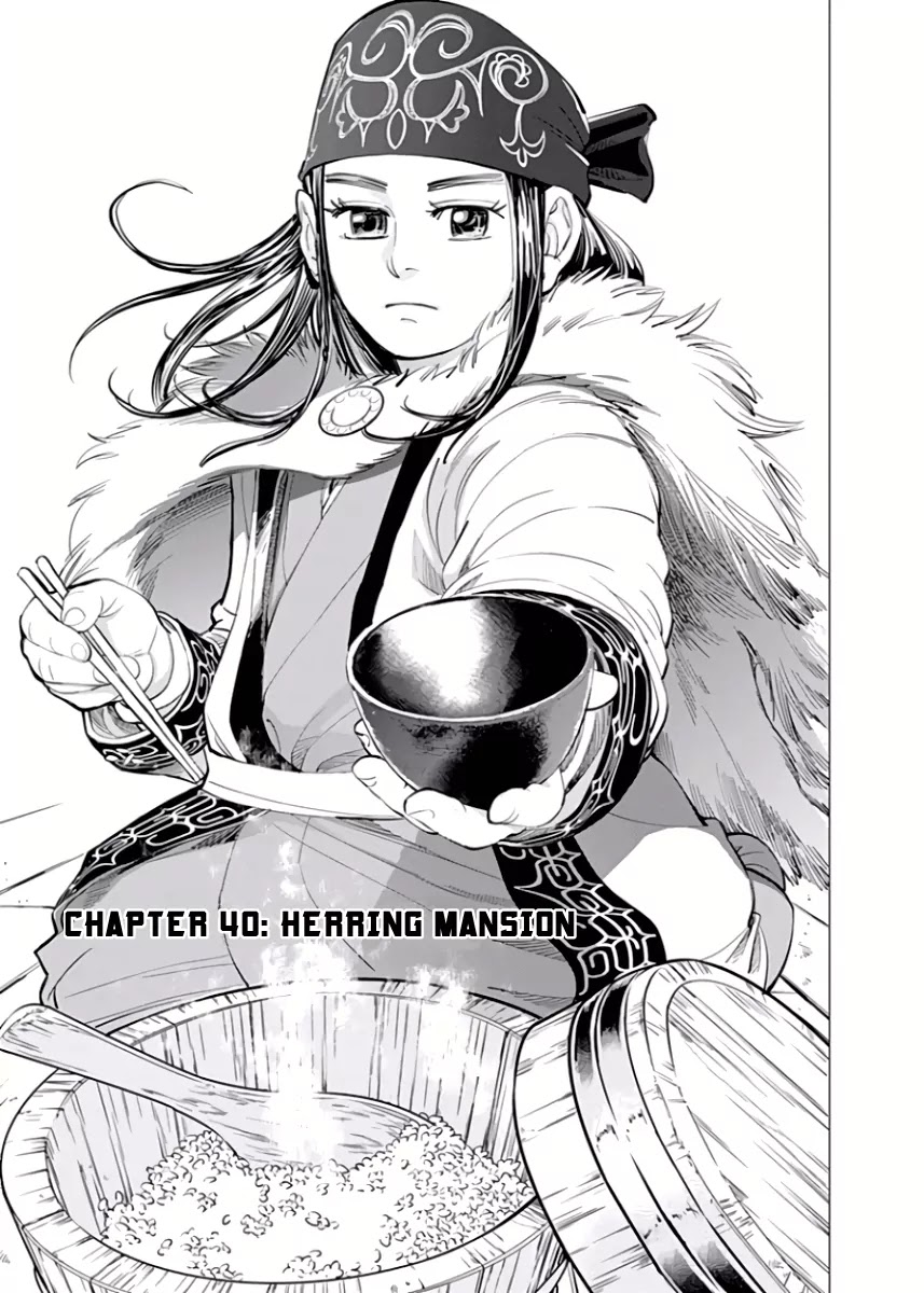 Golden Kamui Chapter 40 page 1 - Chapter 40: Herring Mansion