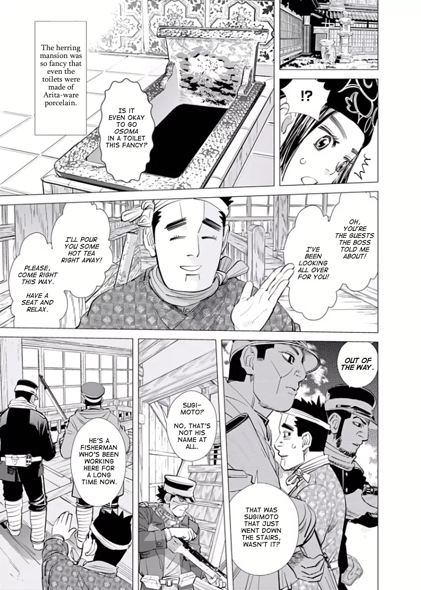 Golden Kamui Chapter 40 page 9 - Chapter 40: Herring Mansion