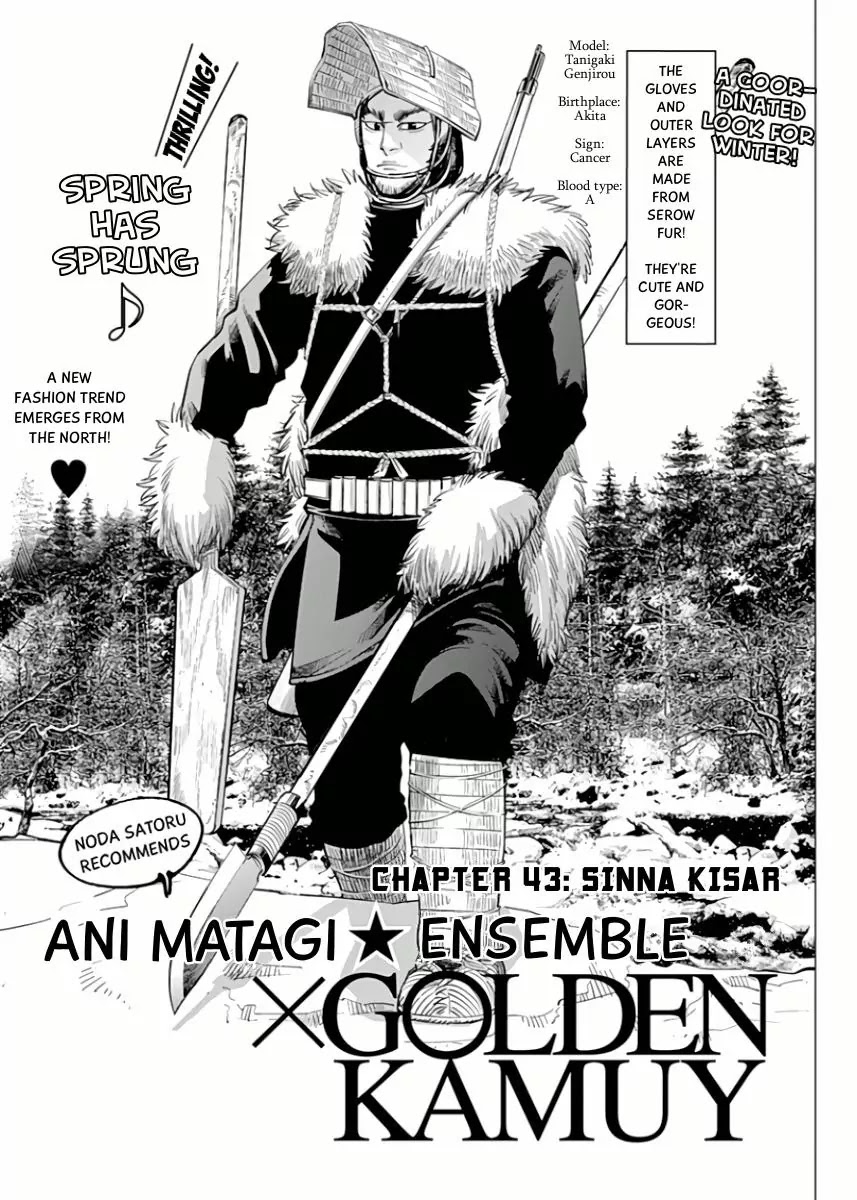 Golden Kamui Chapter 43 page 1 - Chapter 43: Sinna Kisar