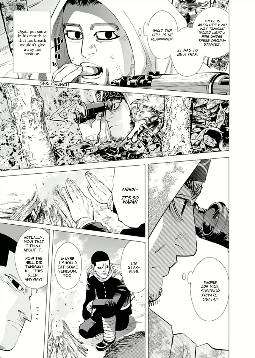 Golden Kamui Chapter 45 page 12 - Chapter 45: Tanigaki the Matagi