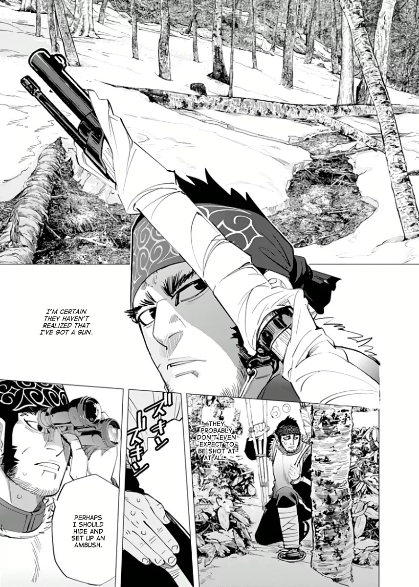 Golden Kamui Chapter 45 page 4 - Chapter 45: Tanigaki the Matagi