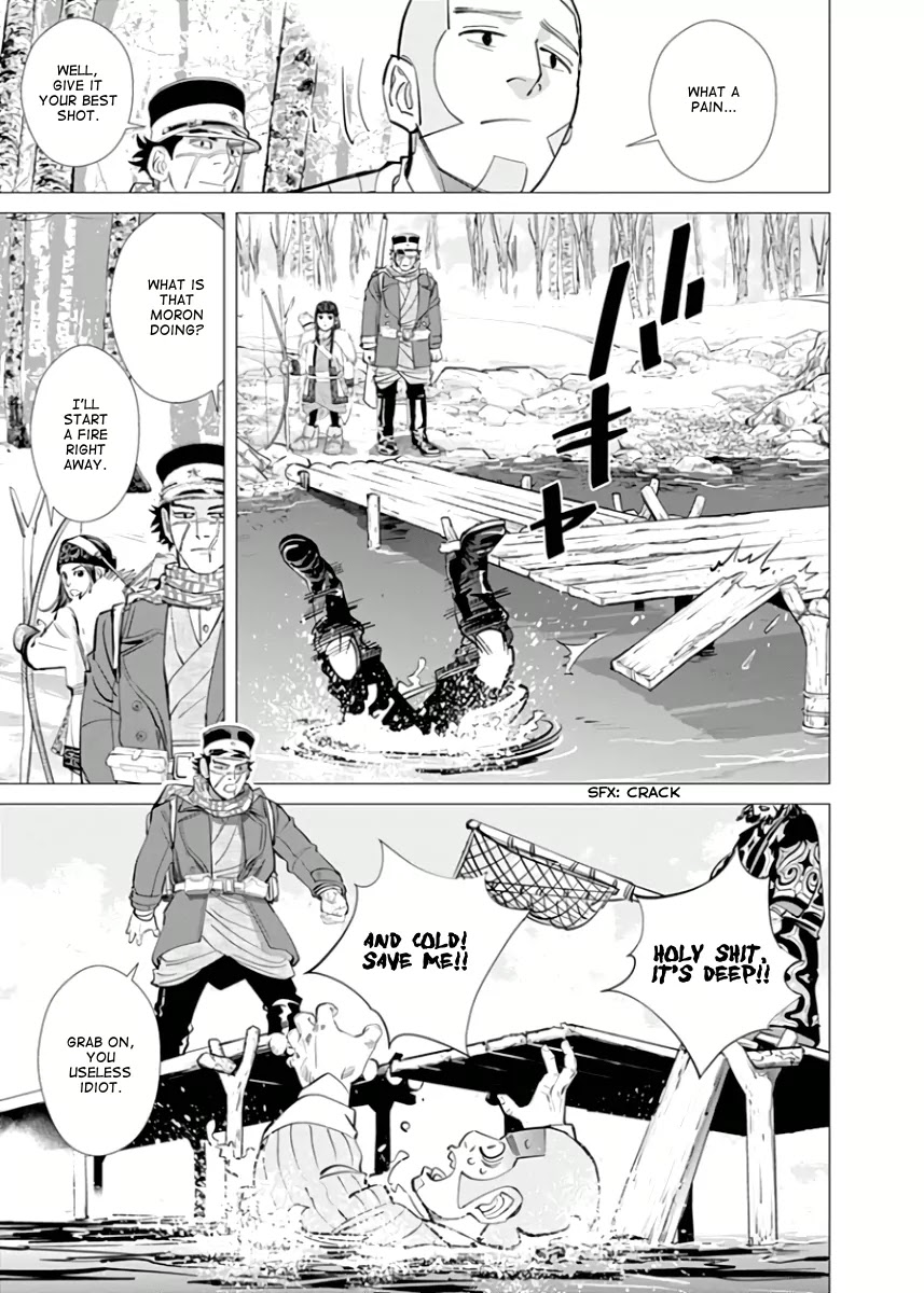 Golden Kamui Chapter 47 page 12 - Chapter 47: Huchen Flower