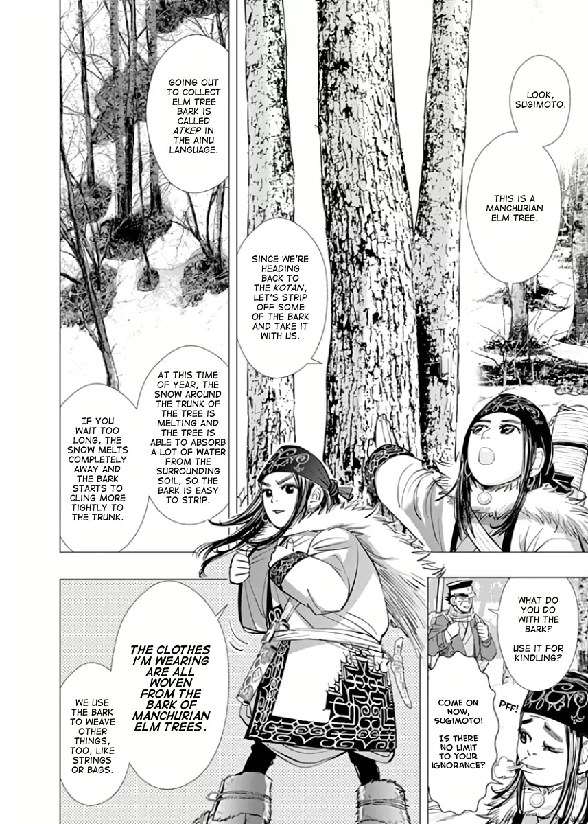 Golden Kamui Chapter 47 page 4 - Chapter 47: Huchen Flower