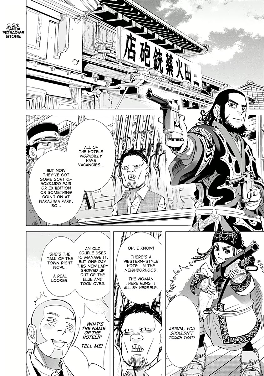 Golden Kamui Chapter 50 page 16 - Chapter 50: Spring Thunder