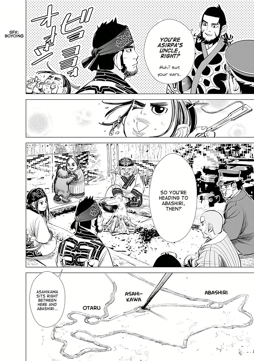 Golden Kamui Chapter 50 page 4 - Chapter 50: Spring Thunder